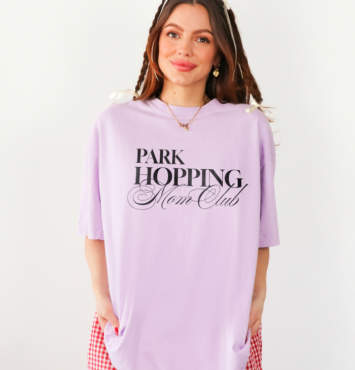 Park Hopping Mom Club Comfort Colors Unisex Garment-Dyed T-shirt
