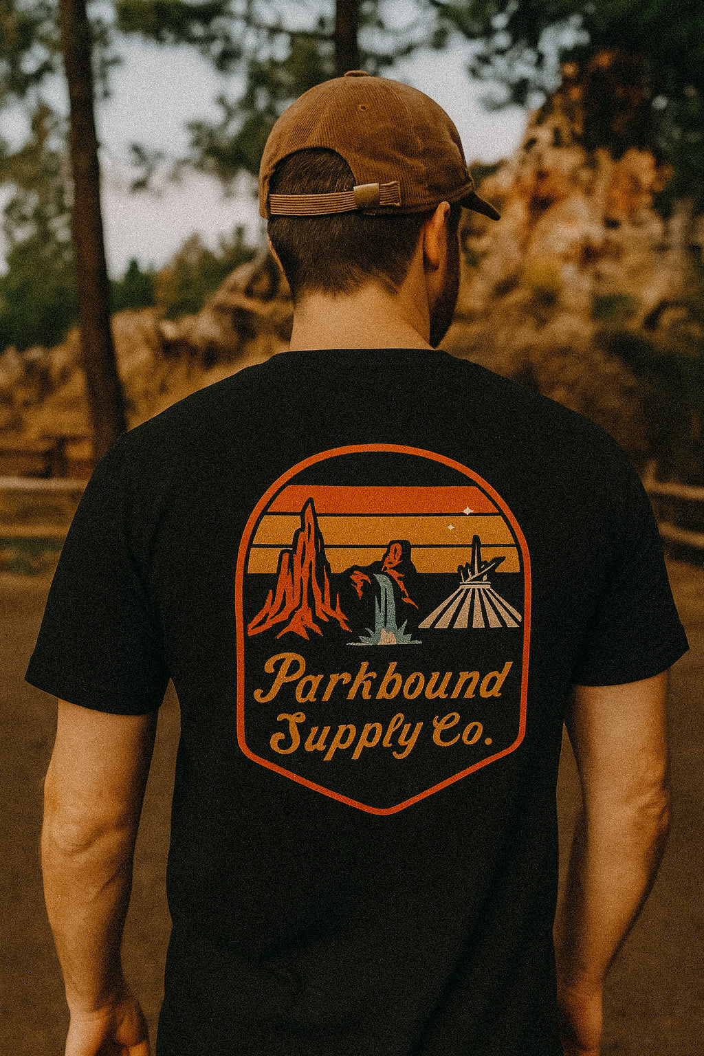 The Triple Mountain Badge — Parkbound Supply Co. Comfort Colors Unisex Garment-Dyed T-shirt