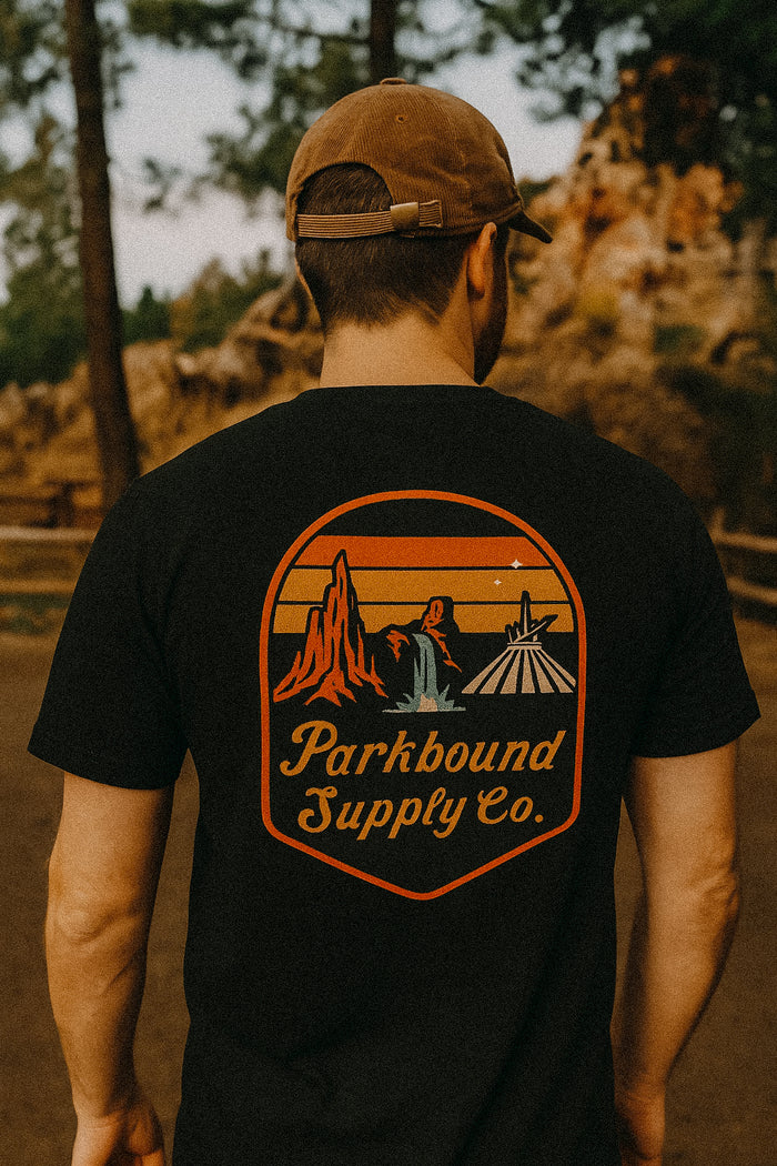 The Triple Mountain Badge — Parkbound Supply Co. Comfort Colors Unisex Garment-Dyed T-shirt