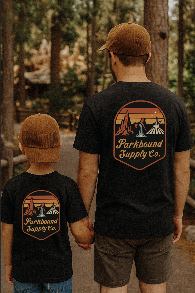 The Triple Mountain Badge — Parkbound Supply Co. Comfort Colors Youth Midweight Tee