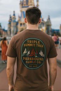 Triple Summit Trek Comfort Colors Unisex Garment-Dyed T-shirt