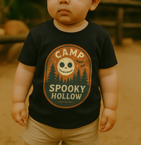 Camp Spooky Hollow Bella Canvas Baby Short Sleeve T-Shirt