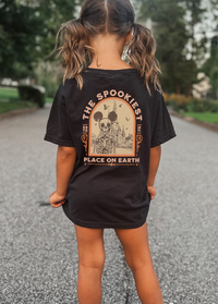 The Spookiest Place on Earth Comfort Colors Youth Midweight Tee