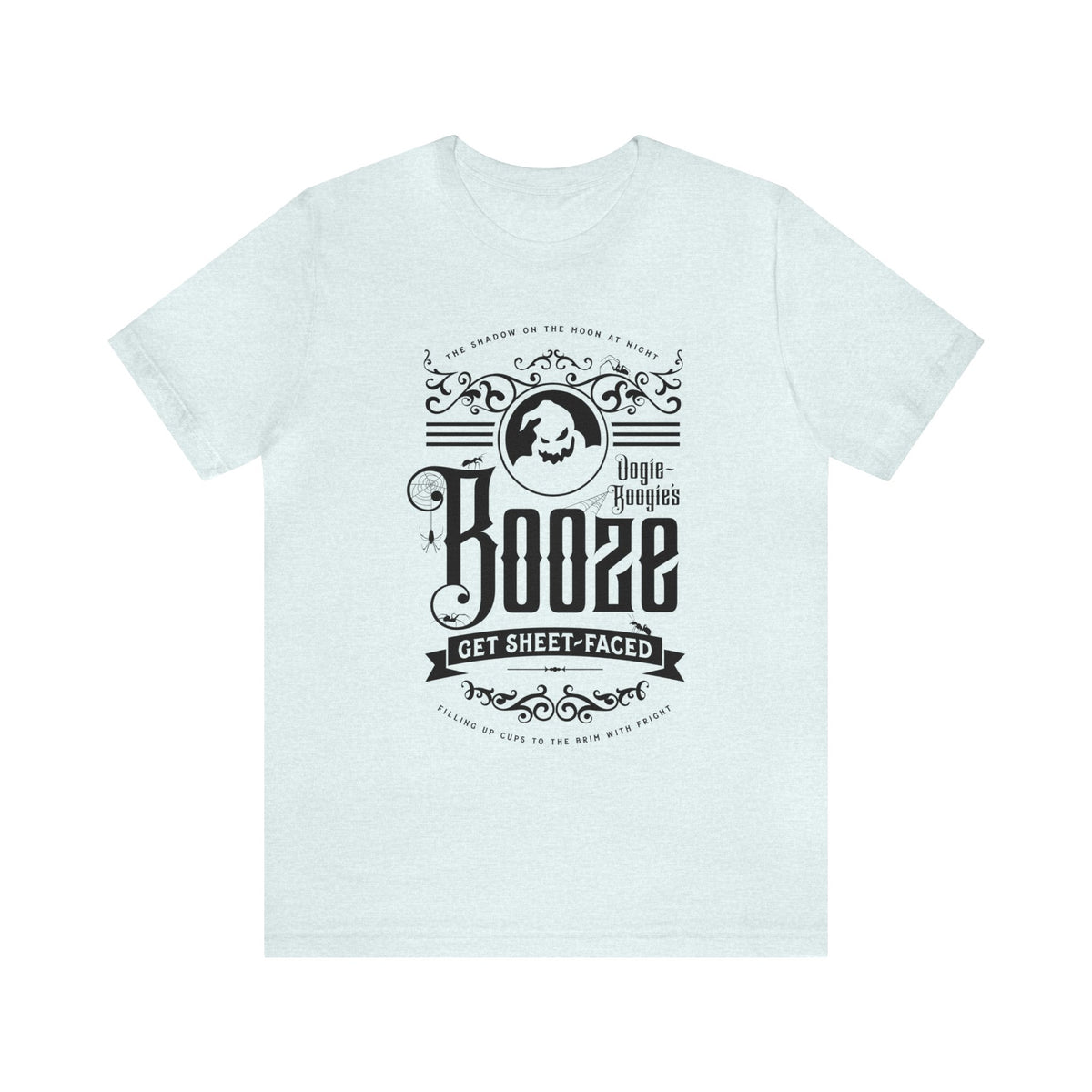 Oogie Boogie’s Booze Bella Canvas Unisex Jersey Short Sleeve Tee