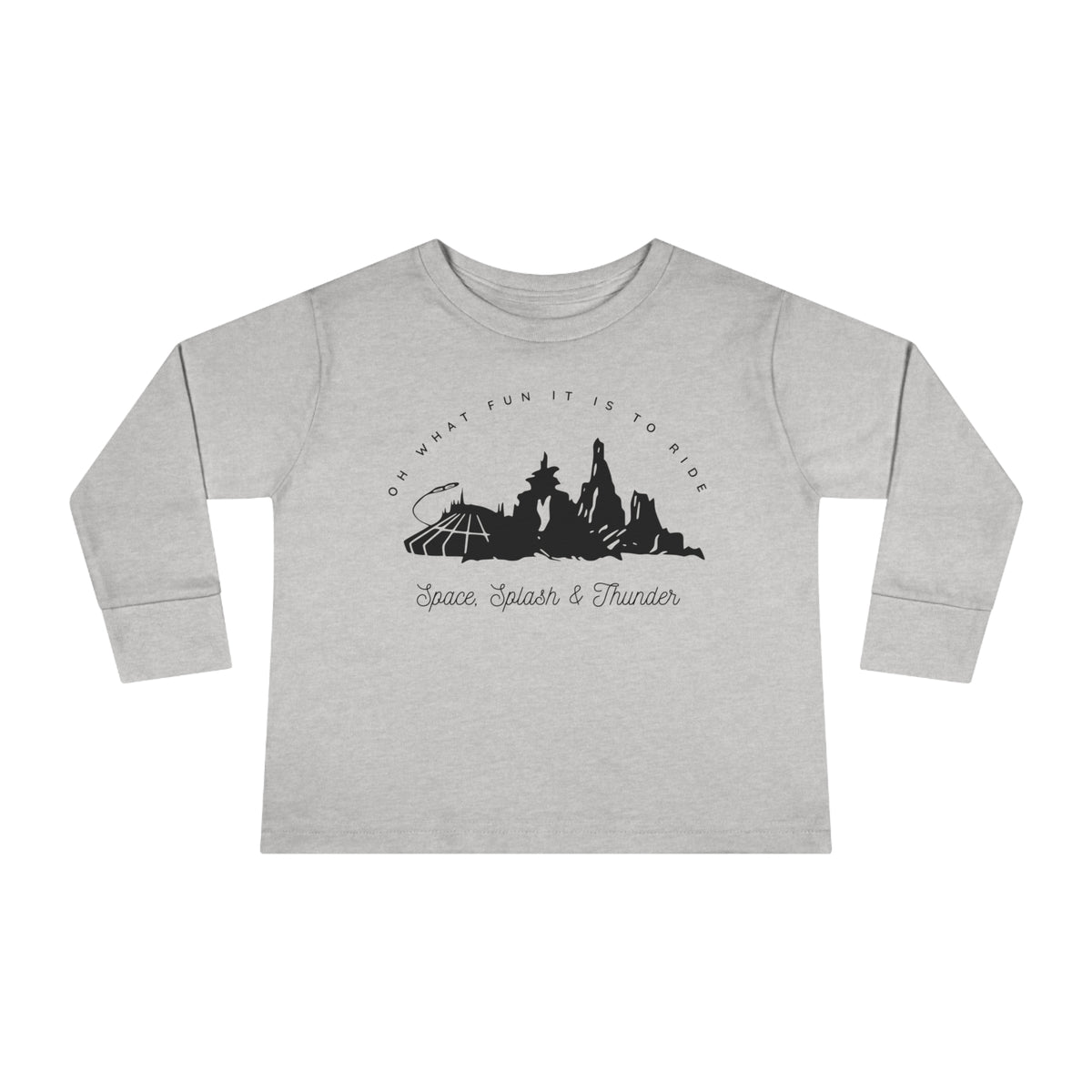 Oh What Fun It Is To Ride Rabbit Skins Toddler Long Sleeve Tee
