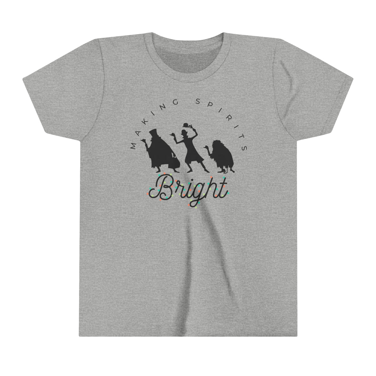 Making Spirits Bright Bella Canvas Youth Short Sleeve Tee