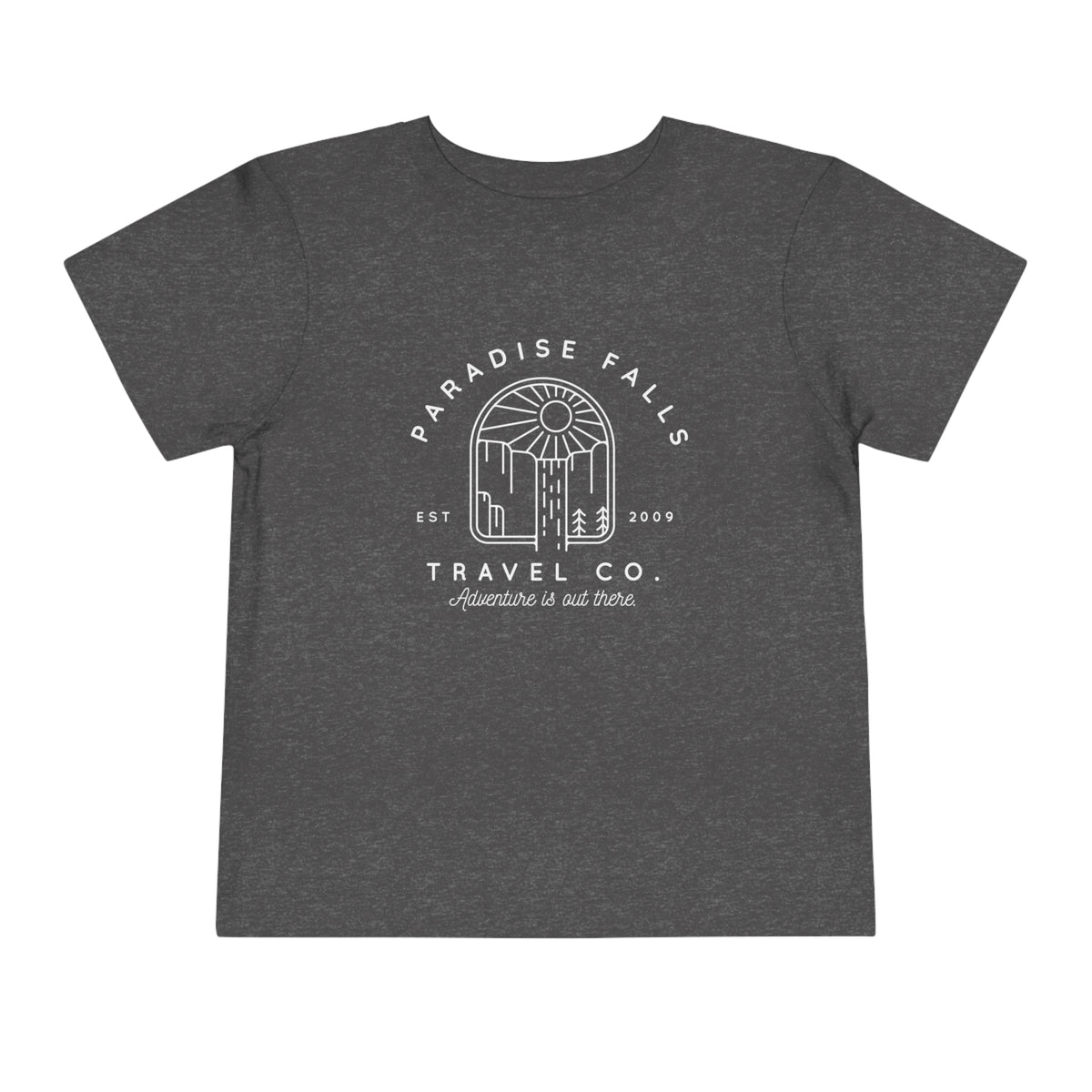 Paradise Falls Vacation Co. Bella Canvas Toddler Short Sleeve Tee