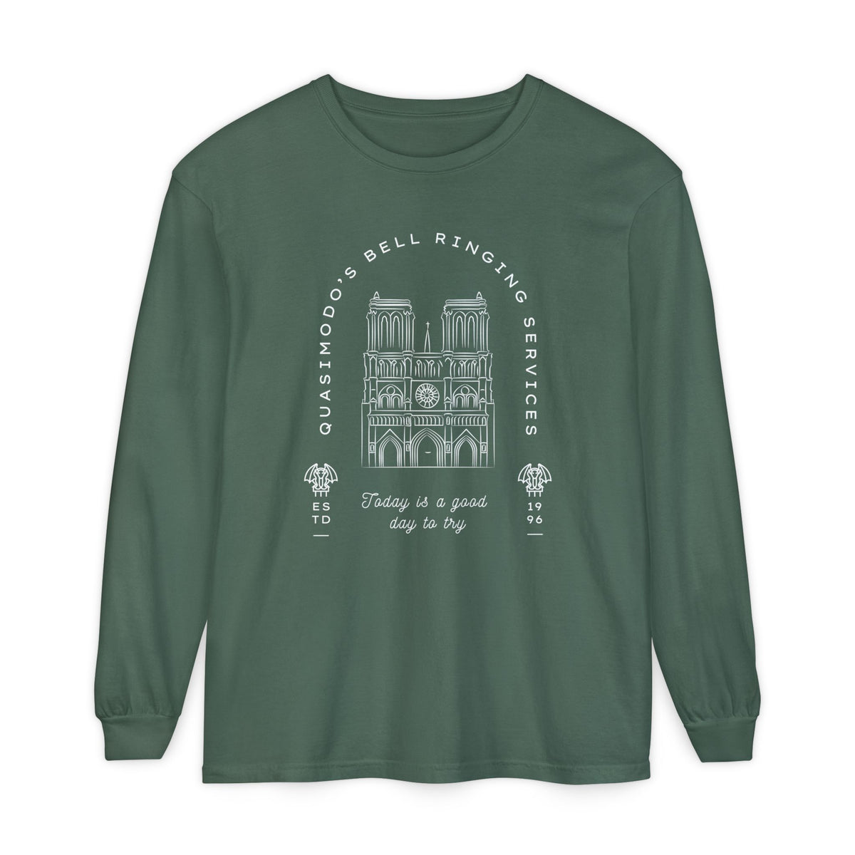 Quasimodo's Bell Ringing Services Comfort Colors Unisex Garment-dyed Long Sleeve T-Shirt