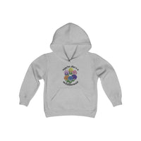 Maybe She’s A Wildflower Gildan Youth Heavy Blend Hooded Sweatshirt