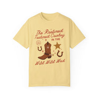 The Rootinest Tootinest Cowboy in the Wild Wild West Comfort Colors Unisex Garment-Dyed T-shirt