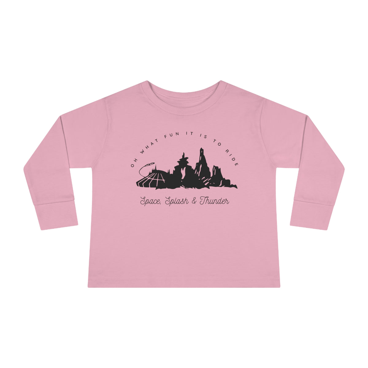 Oh What Fun It Is To Ride Rabbit Skins Toddler Long Sleeve Tee