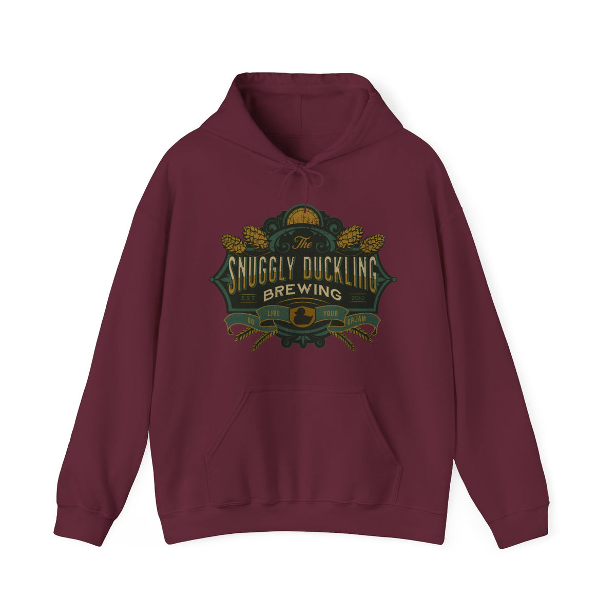 The Snuggly Duckling Brewing Gildan Unisex Heavy Blend™ Hooded Sweatshirt