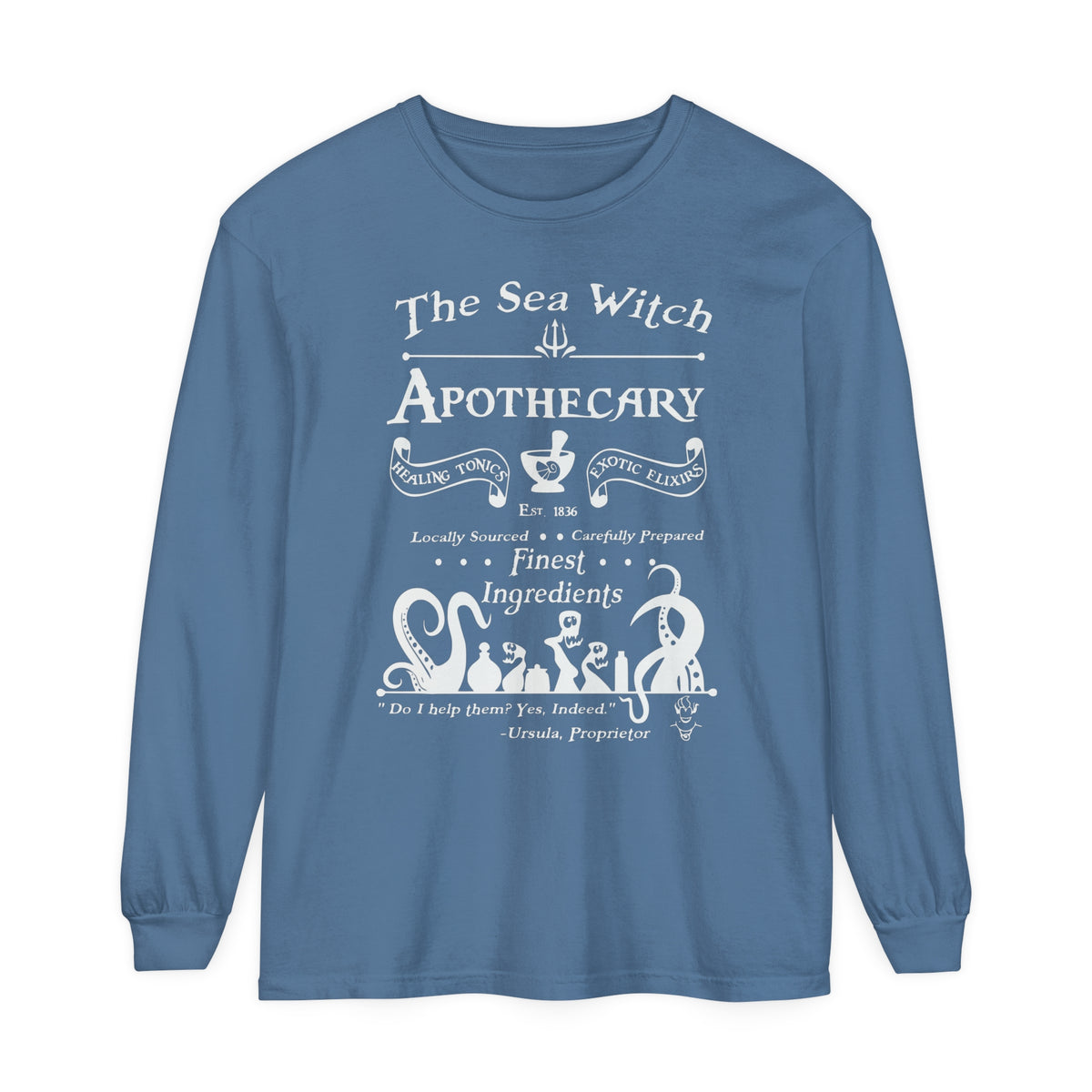 Sea Witch Apothecary Comfort Colors Unisex Garment-dyed Long Sleeve T-Shirt