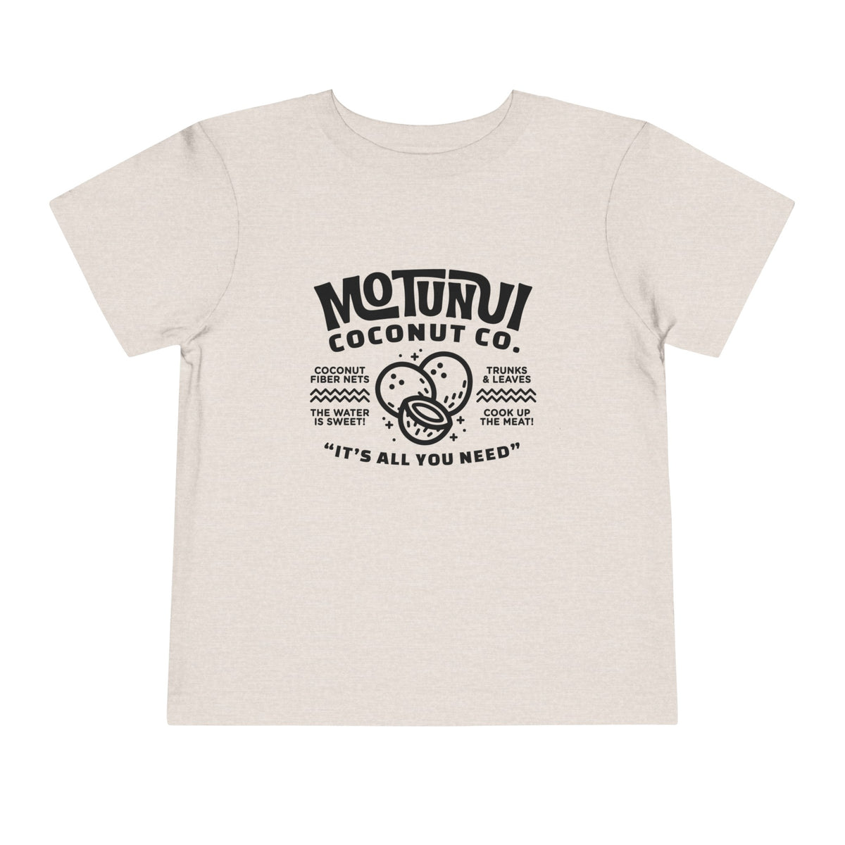 Motunui Coconut Co Bella Canvas Toddler Short Sleeve Tee