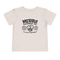 Motunui Coconut Co Bella Canvas Toddler Short Sleeve Tee