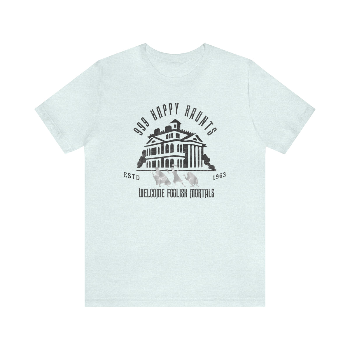 999 Happy Haunts Bella Canvas Unisex Jersey Short Sleeve Tee