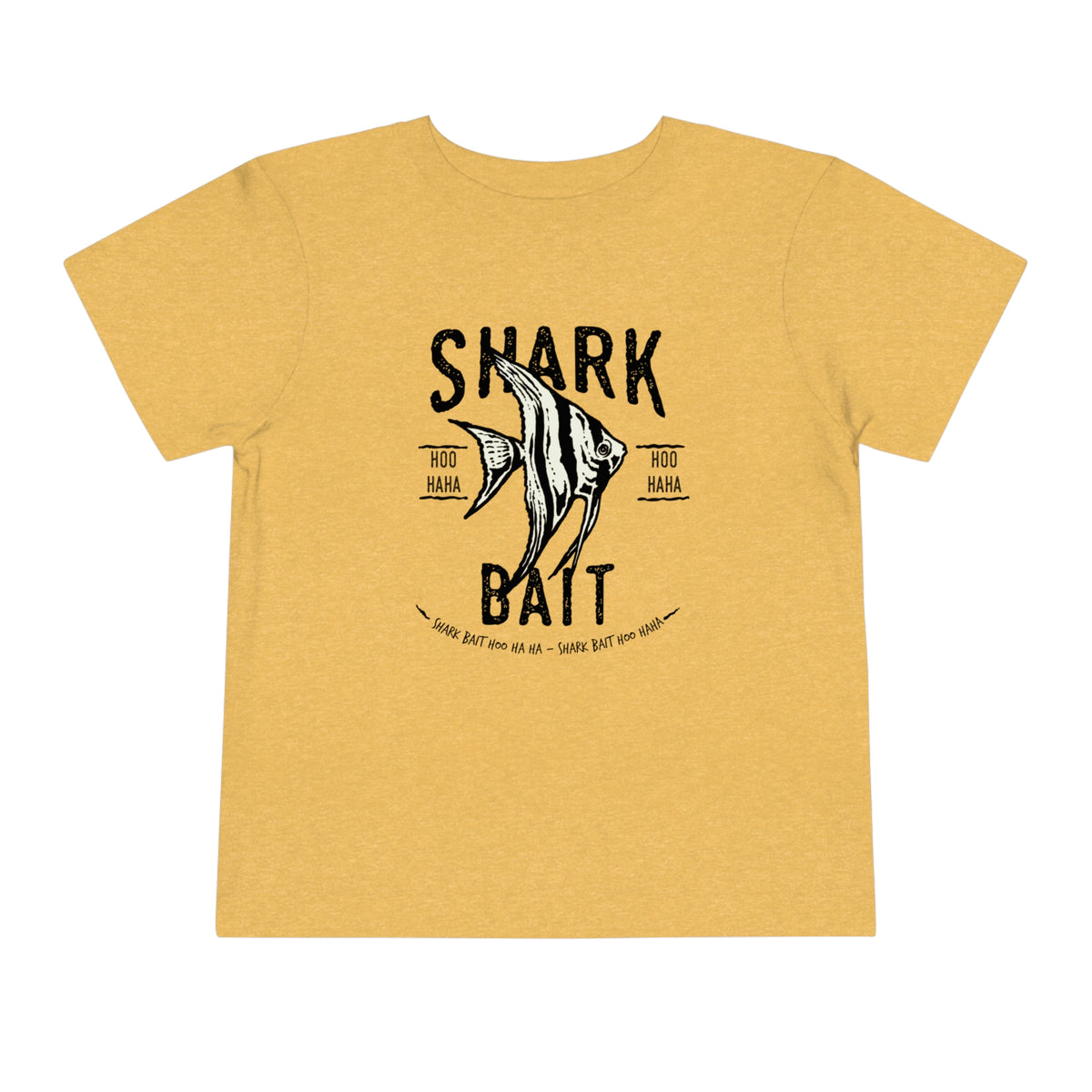 Shark Bait Hoo Haha Bella Canvas Toddler Short Sleeve Tee