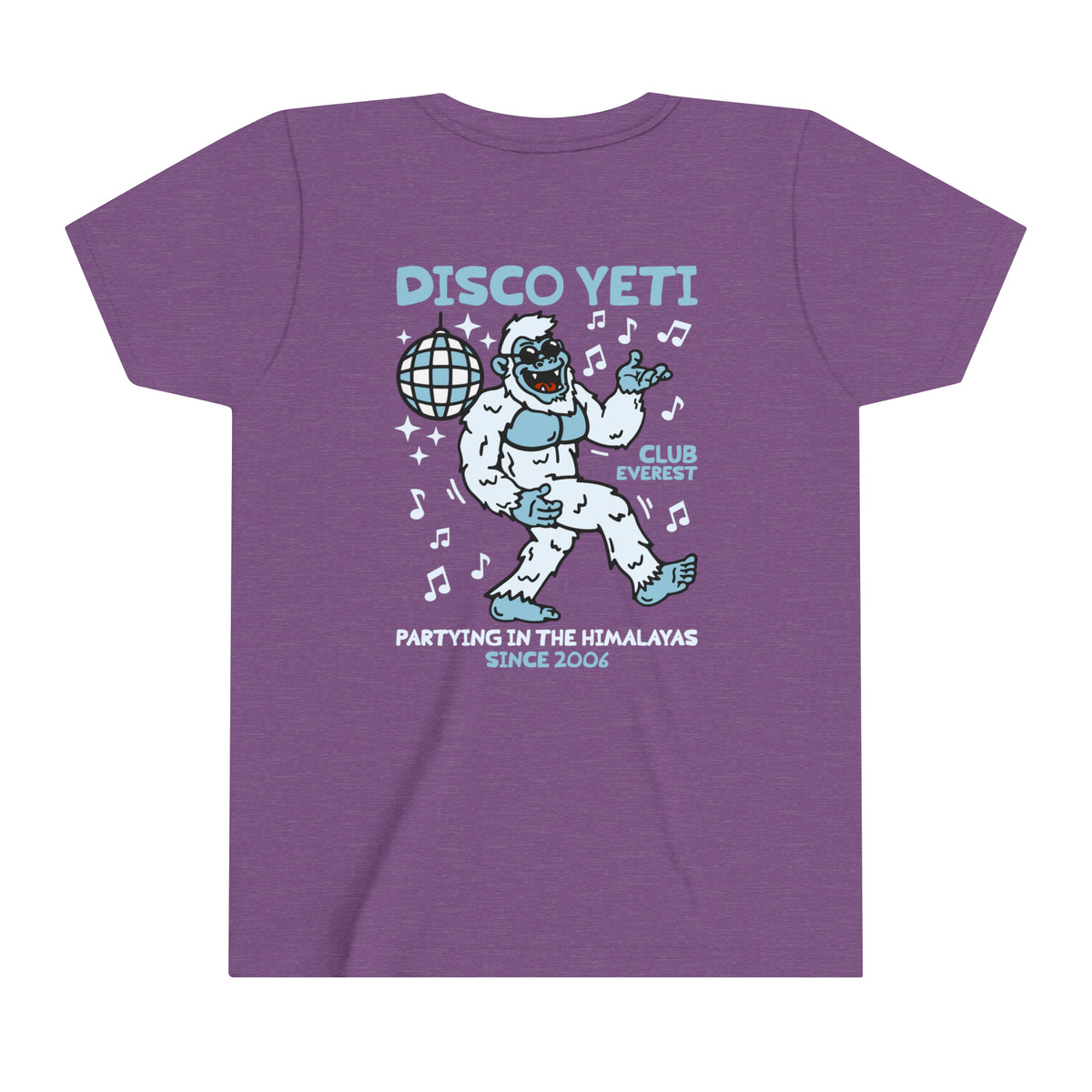 Disco Yeti Bella Canvas Youth Short Sleeve Tee