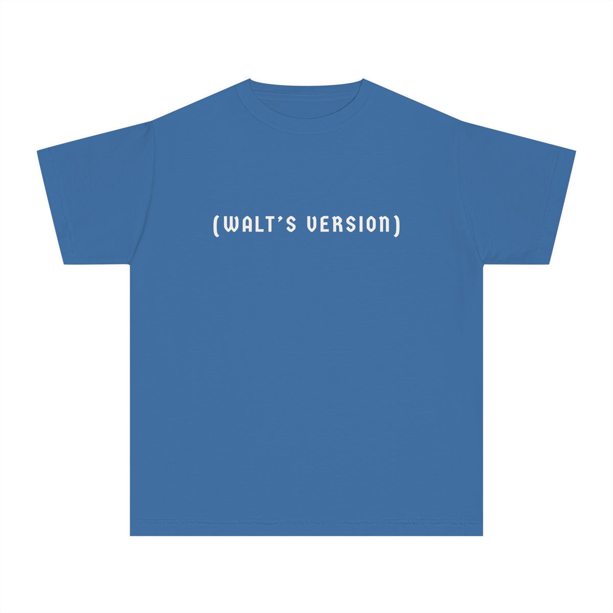 Walt's Version Comfort Colors Youth Midweight Tee