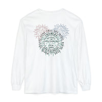 Firework Department Comfort Colors Unisex Garment-dyed Long Sleeve T-Shirt