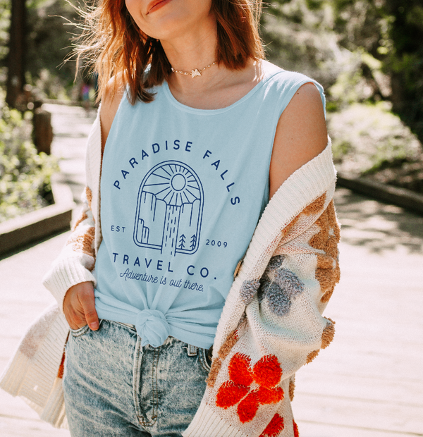 Paradise Falls Comfort Colors Unisex Garment-Dyed Tank Top