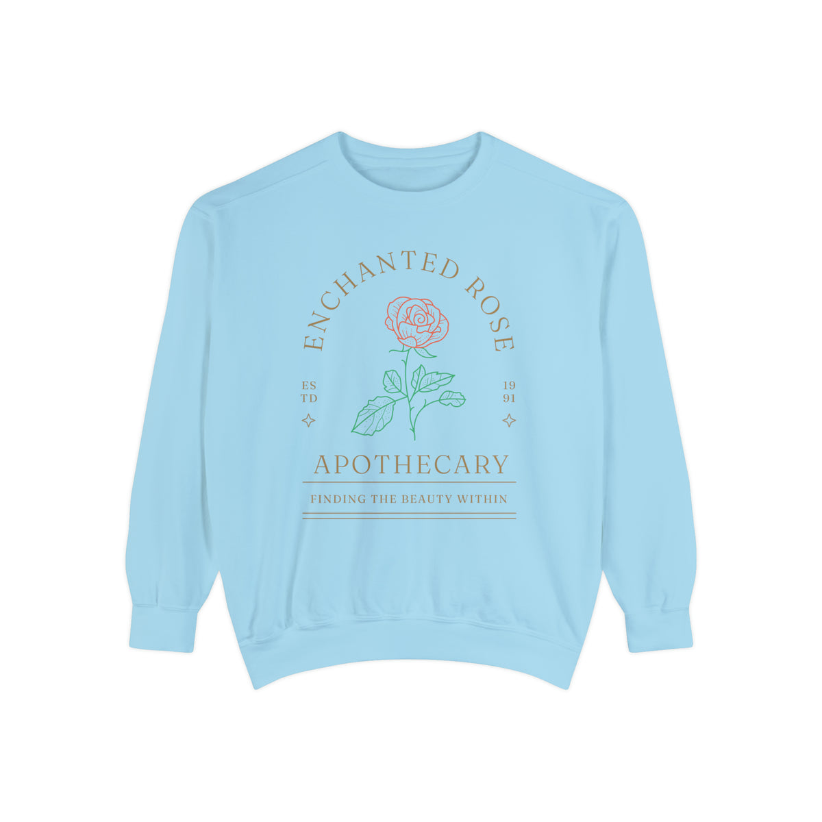 Enchanted Rose Apothecary Comfort Colors Unisex Garment-Dyed Sweatshirt