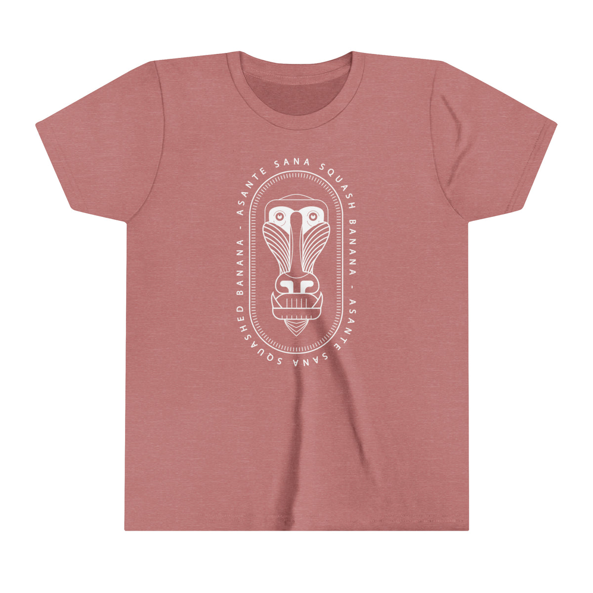 Asante Sana Squashed Banana Bella Canvas Youth Short Sleeve Tee