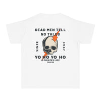 Dead Men Tell No Tales Comfort Colors Youth Midweight Tee