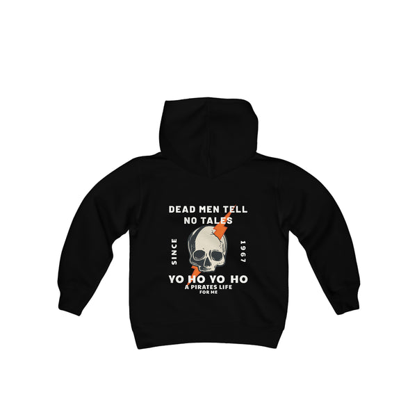Dead Men Tell No Tales Gildan Youth Heavy Blend Hooded Sweatshirt