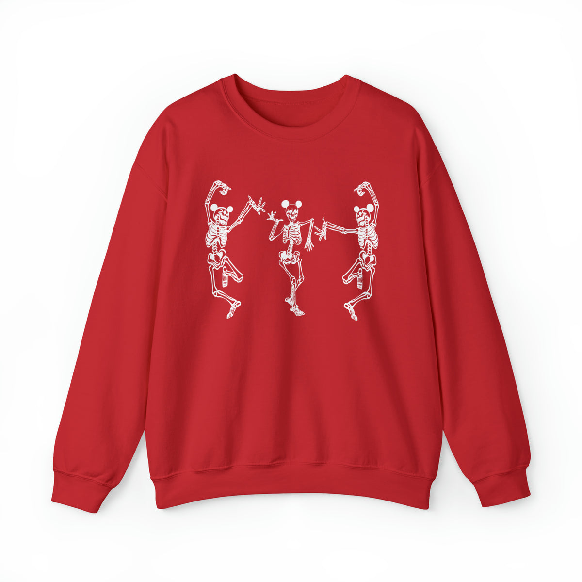 Dancing Skeletons with Ears Gildan Unisex Heavy Blend™ Crewneck Sweatshirt