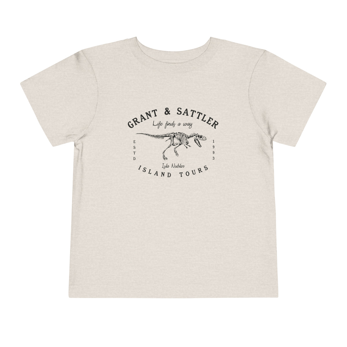 Grant & Sattler Island Tours Bella Canvas Toddler Short Sleeve Tee