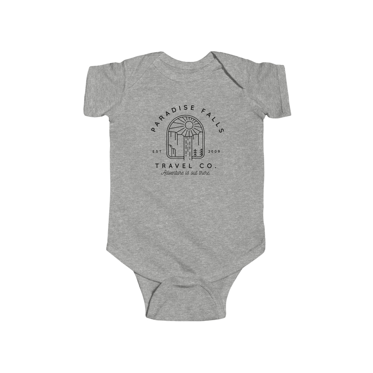 Paradise Falls Vacation Co. Rabbit Skins Infant Fine Jersey Bodysuit