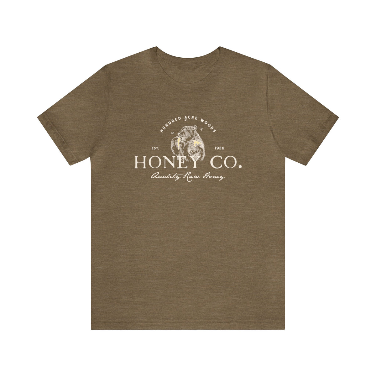 Hundred Acre Woods Honey Co. Bella Canvas Unisex Jersey Short Sleeve Tee