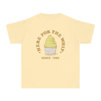 Here For The Whip Comfort Colors Youth Midweight Tee