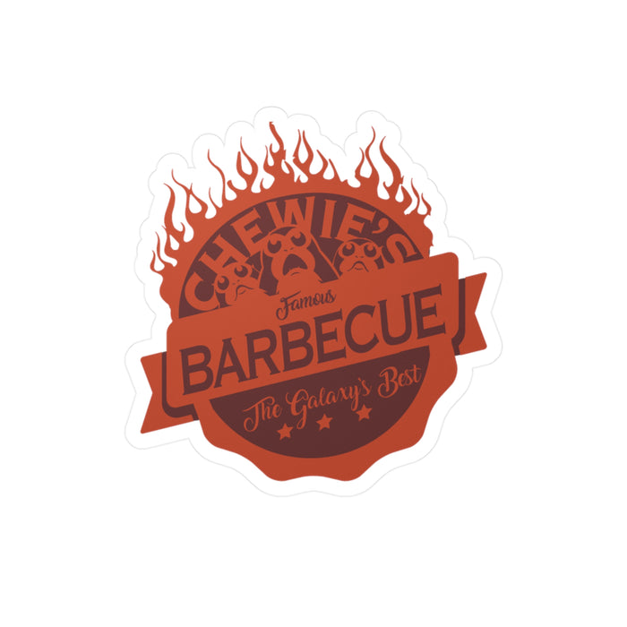 Chewie's BBQ Kiss-Cut Vinyl Decals