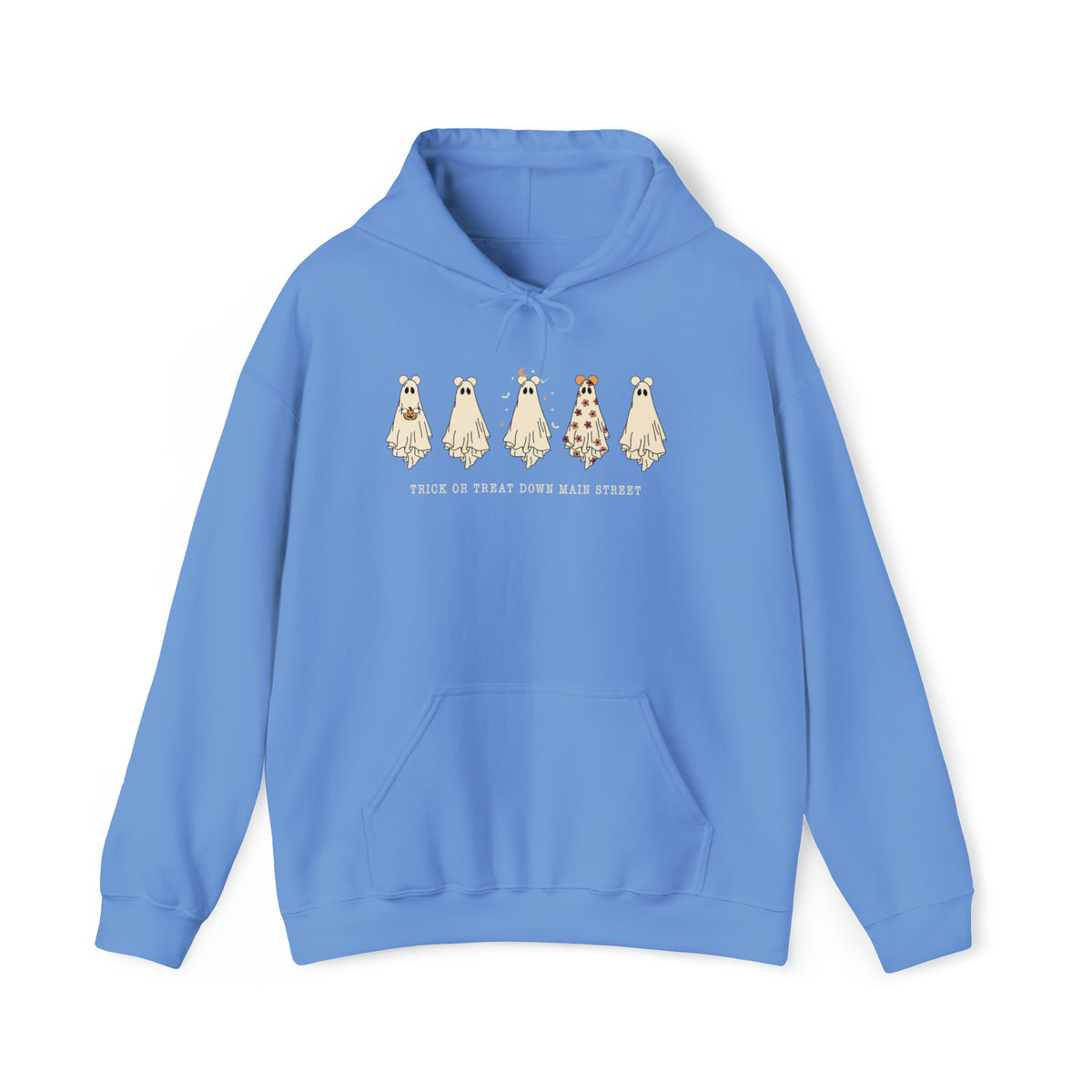 Trick Or Treat Down Main Street Unisex Heavy Blend™ Hooded Sweatshirt