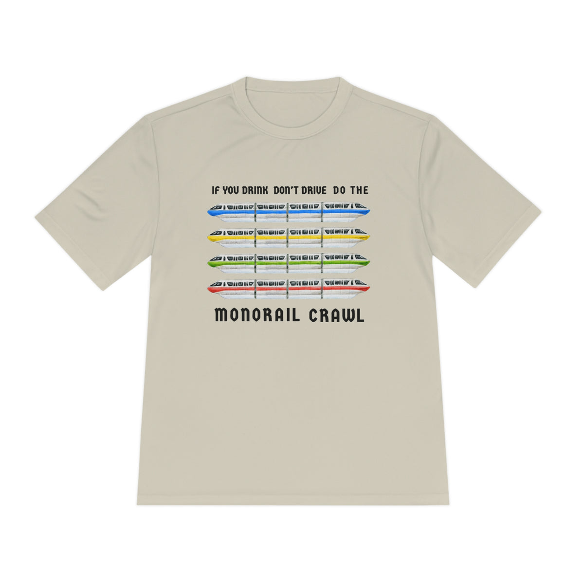 Monorail Crawl Unisex Moisture Wicking Tee