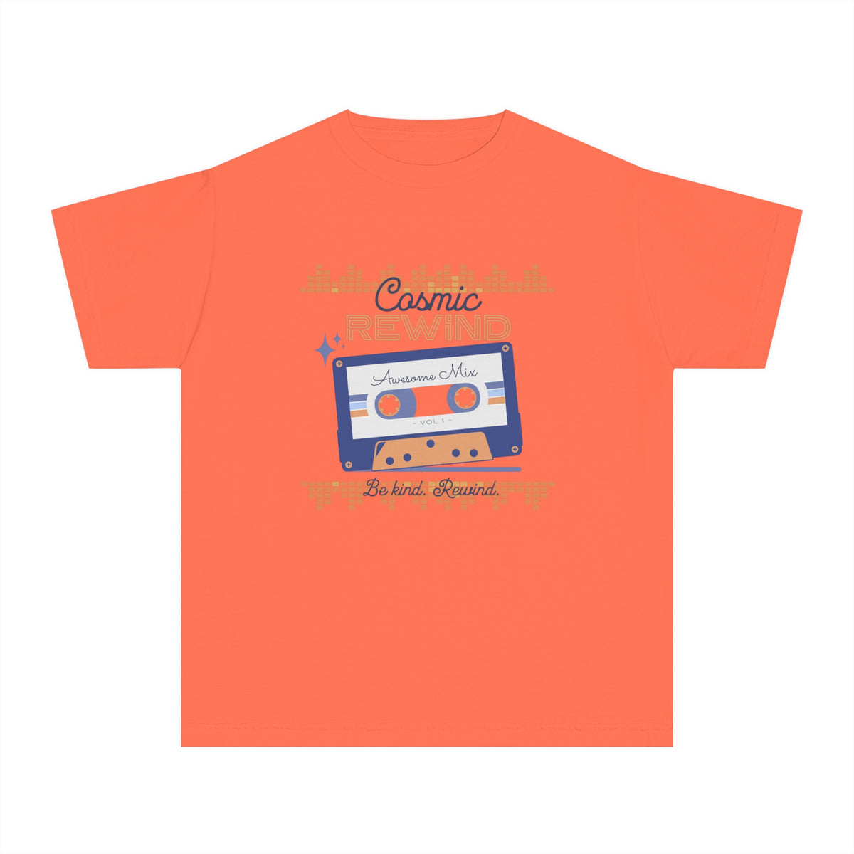 Cosmic Rewind Comfort Colors Youth Midweight Tee