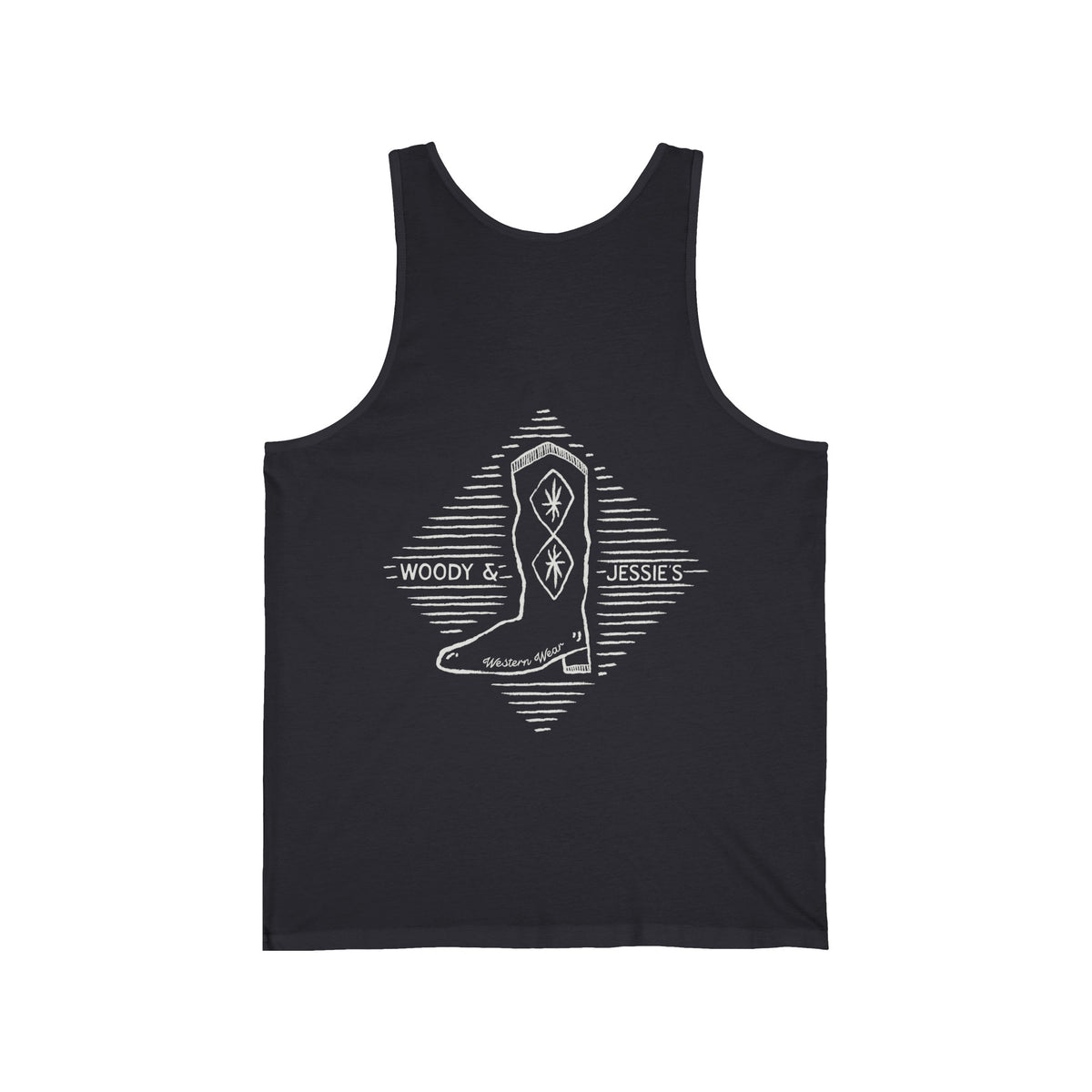 Woody & Jessie's Western Wear Bella Canvas Unisex Jersey Tank