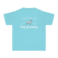 Cruella’s Dog Grooming Comfort Colors Youth Midweight Tee