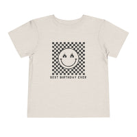 Best Birthday Ever Bella Canvas Toddler Short Sleeve Tee