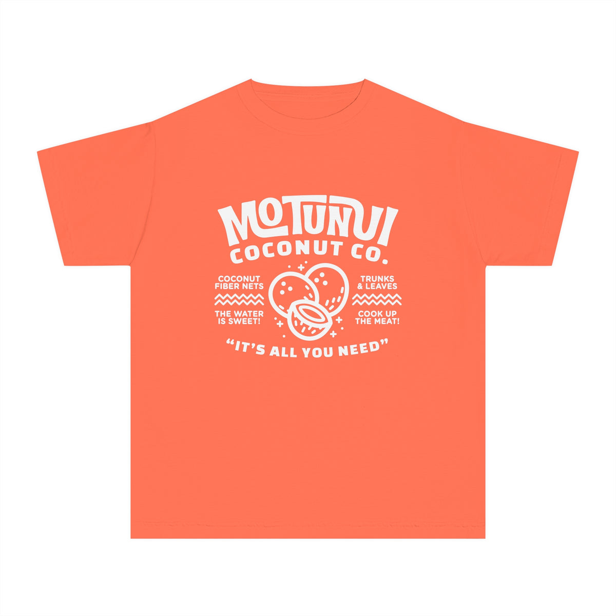 Motunui Coconut Company Comfort Colors Youth Midweight Tee