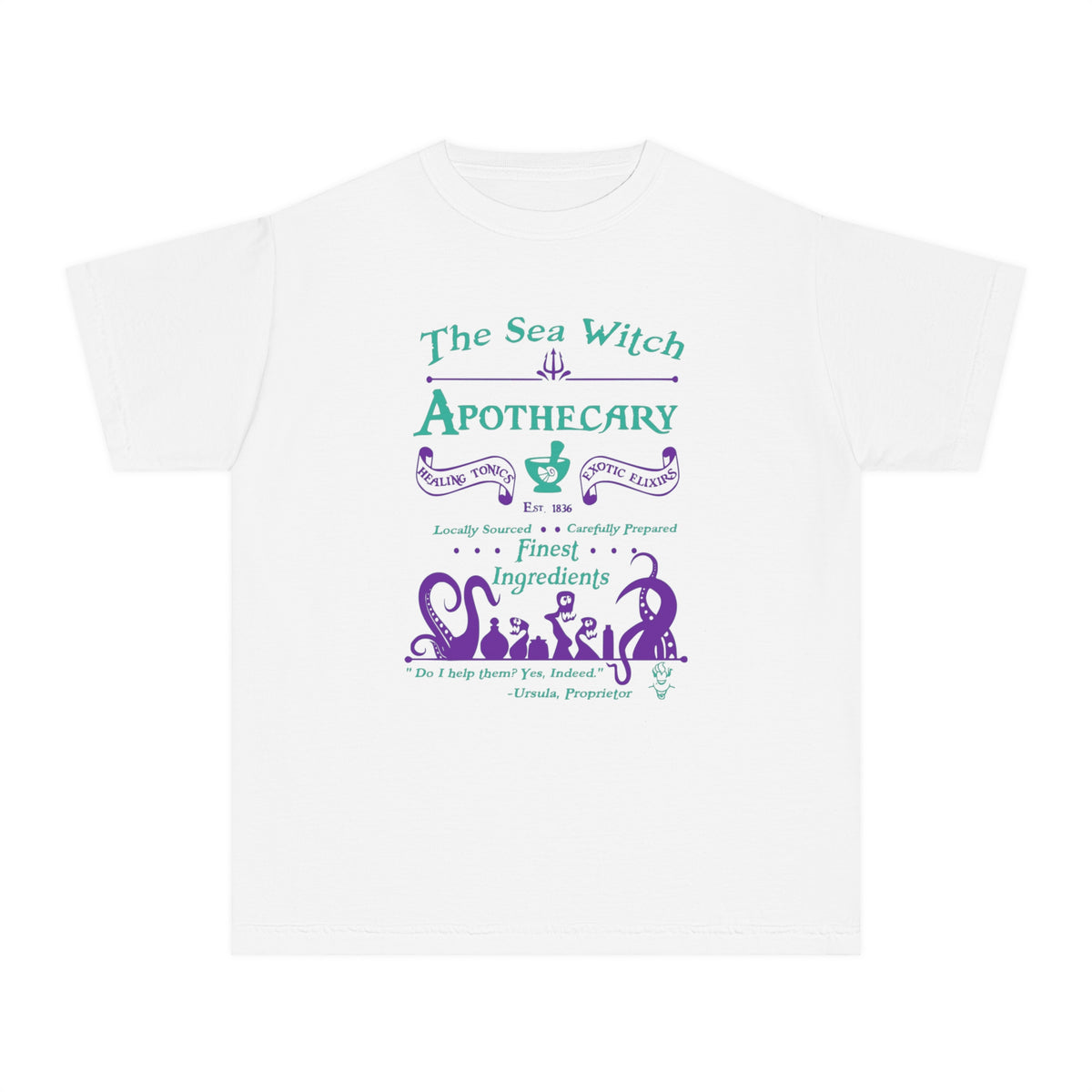 Sea Witch Apothecary Comfort Colors Youth Midweight Tee