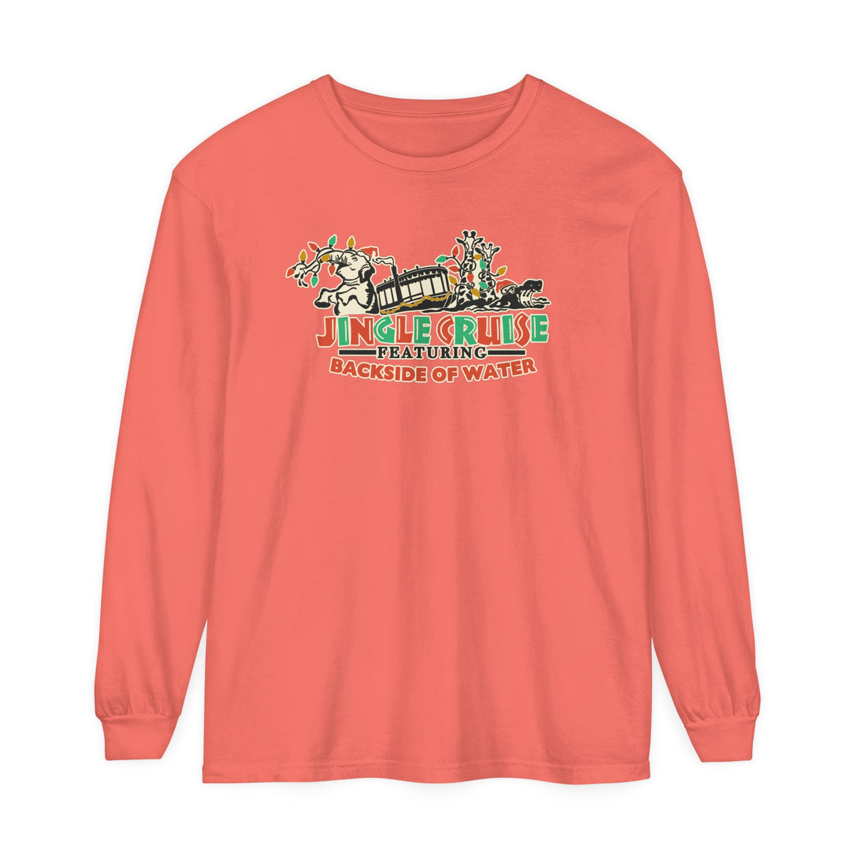 Jingle Cruise Comfort Colors Unisex Garment-dyed Long Sleeve T-Shirt