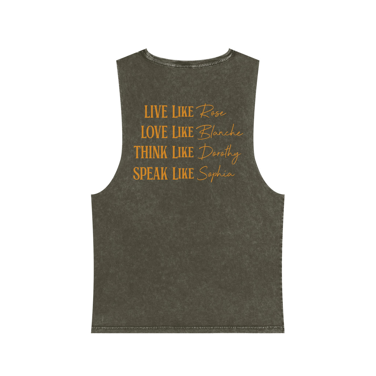 Thug Life AS Colour Unisex Stonewash Tank Top