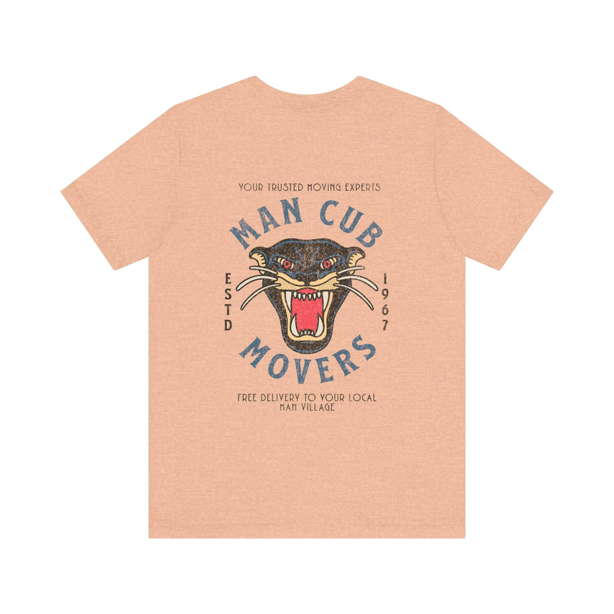 Man Cub Movers Bella Canvas Unisex Jersey Short Sleeve Tee