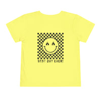 Best Day Ever Bella Canvas Toddler Short Sleeve Tee