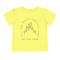 Most Magical Time Of The Year Bella Canvas Toddler Short Sleeve Tee