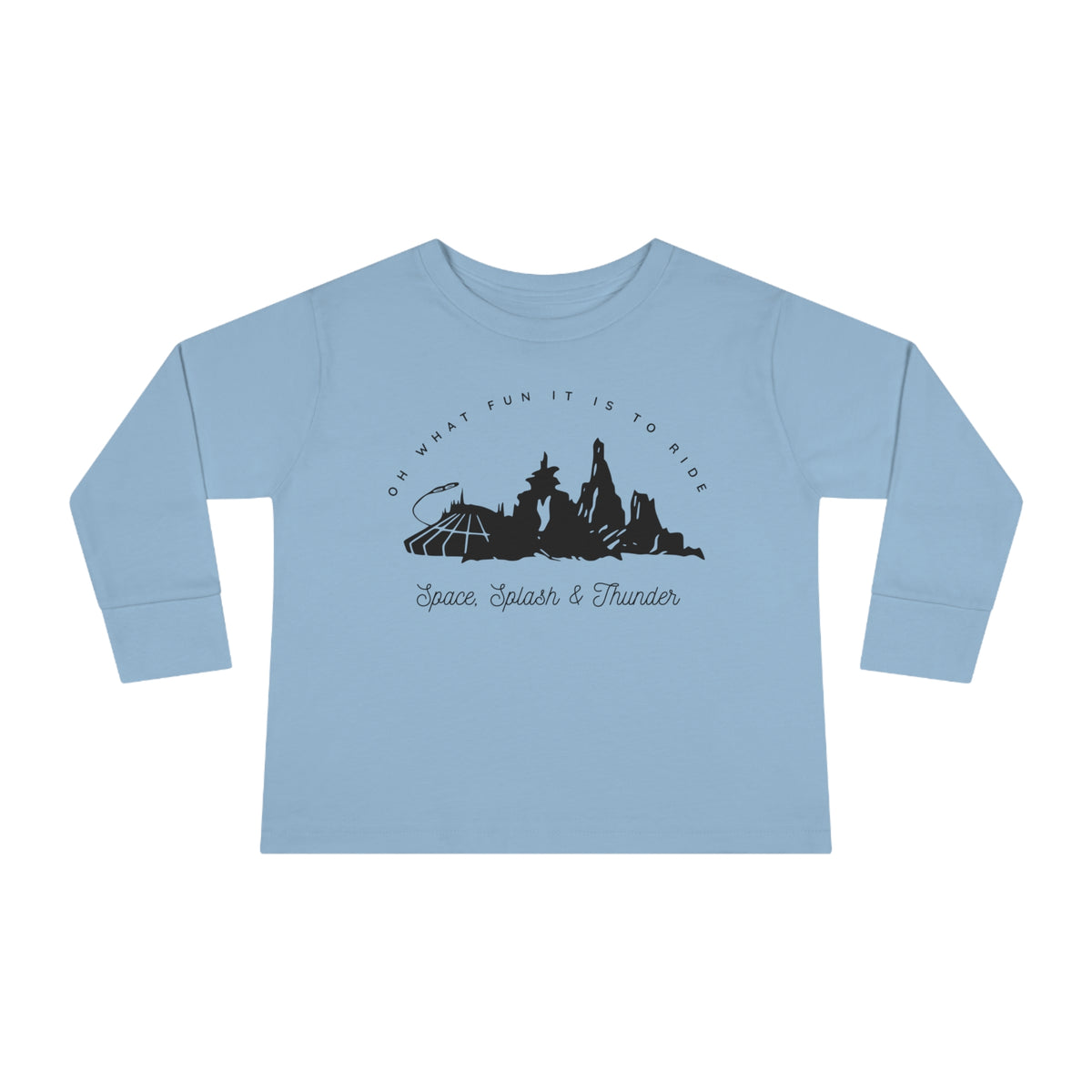 Oh What Fun It Is To Ride Rabbit Skins Toddler Long Sleeve Tee