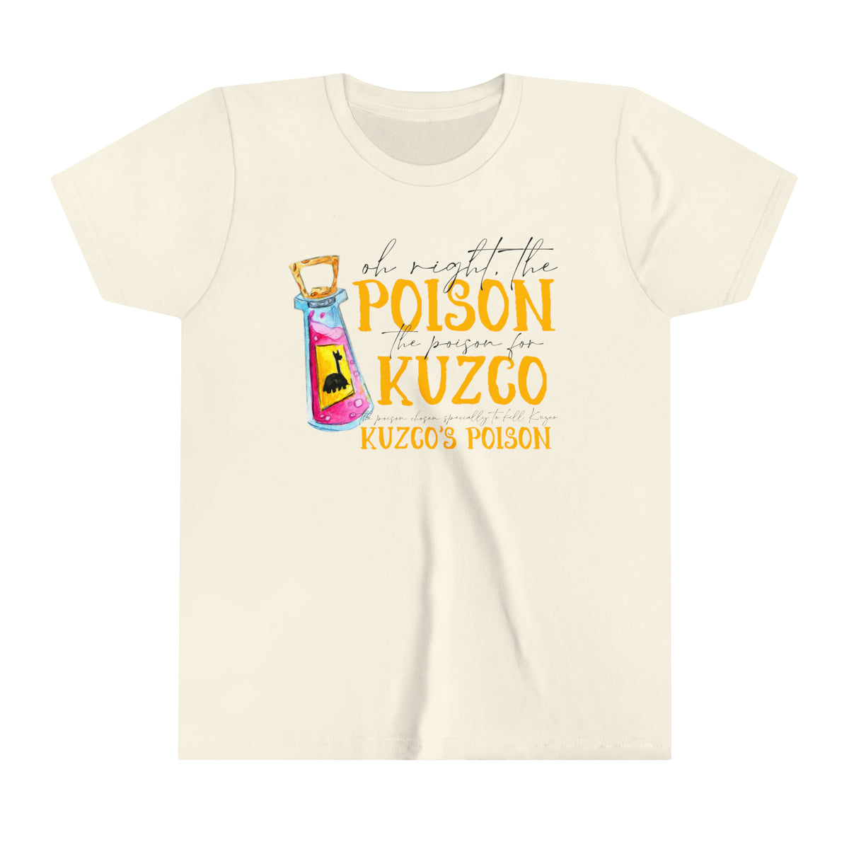 Oh Right The Poison Bella Canvas Youth Short Sleeve Tee